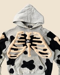 Image 4 of REWORKED NIKE PUFF BONES FLOW HOODIE SIZE M