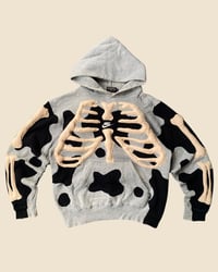 Image 1 of REWORKED NIKE PUFF BONES FLOW HOODIE SIZE M