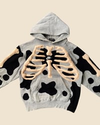 Image 3 of REWORKED NIKE PUFF BONES FLOW HOODIE SIZE M