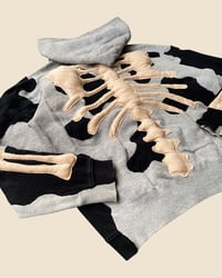 Image 7 of REWORKED NIKE PUFF BONES FLOW HOODIE SIZE M