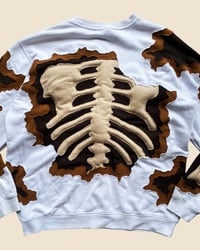 Image 5 of REWORKED NIKE CRACKY PUFF BONES SWEATSHIRT SIZE L