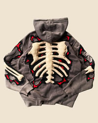 Image 5 of REWORKED NIKE CRACKY LAVA 3D PUFF BONES HOODIE SIZE L