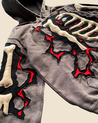 Image 3 of REWORKED NIKE CRACKY LAVA 3D PUFF BONES HOODIE SIZE L