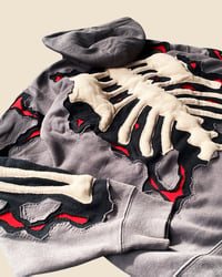 Image 7 of REWORKED NIKE CRACKY LAVA 3D PUFF BONES HOODIE SIZE L