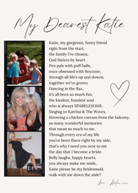 Image 6 of Personalised rhyme bridesmaid proposal 