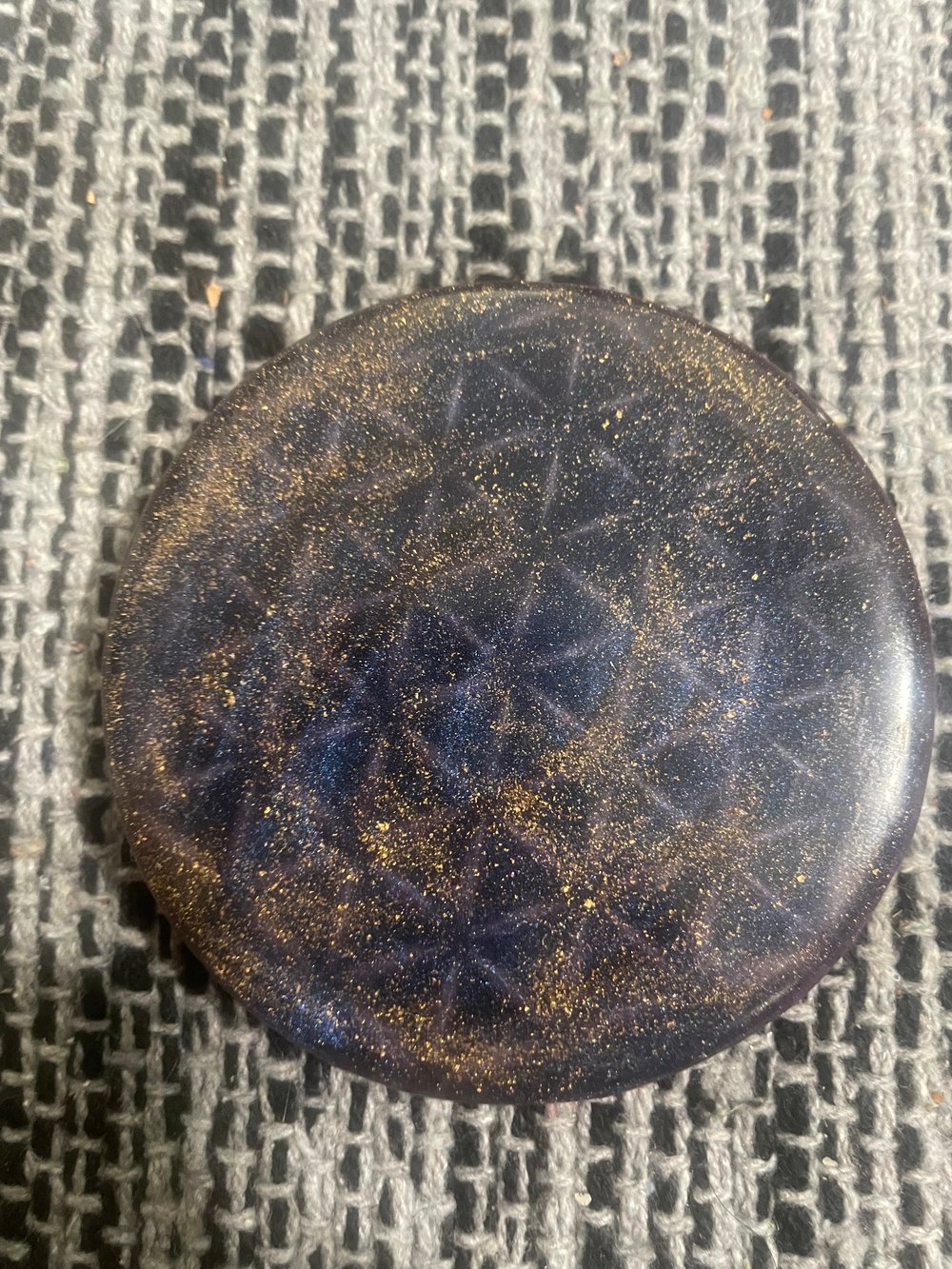 Image of Flower of Life Coasters With 24k gold Flake