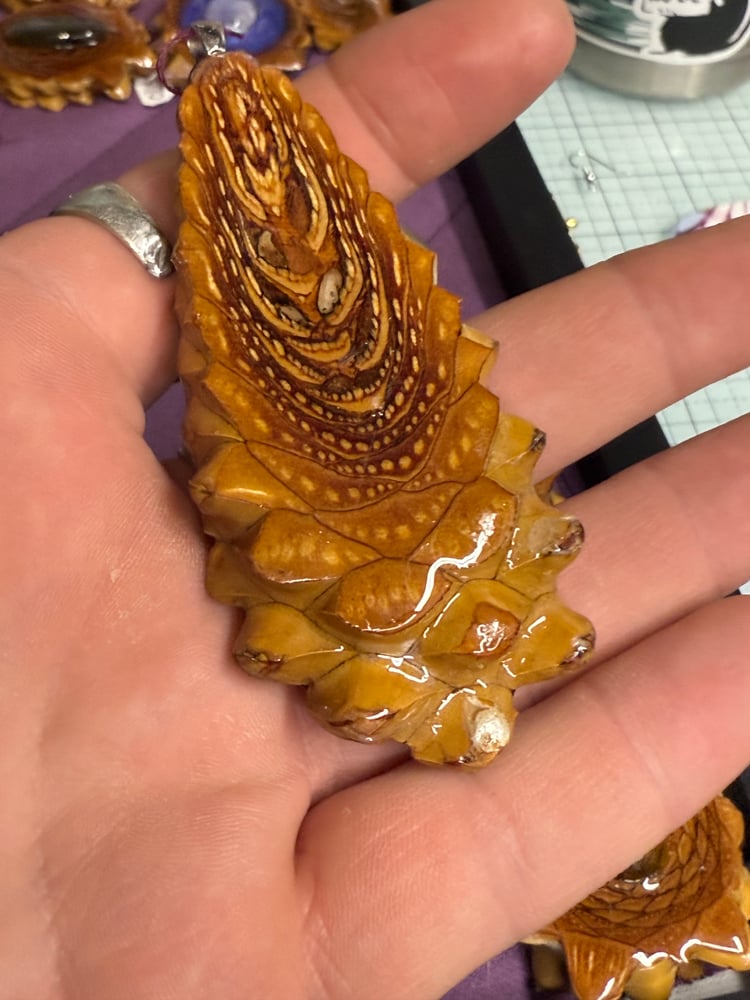 Image of Naked Pinecone Charm | Handmade PNW Jewelry | #50