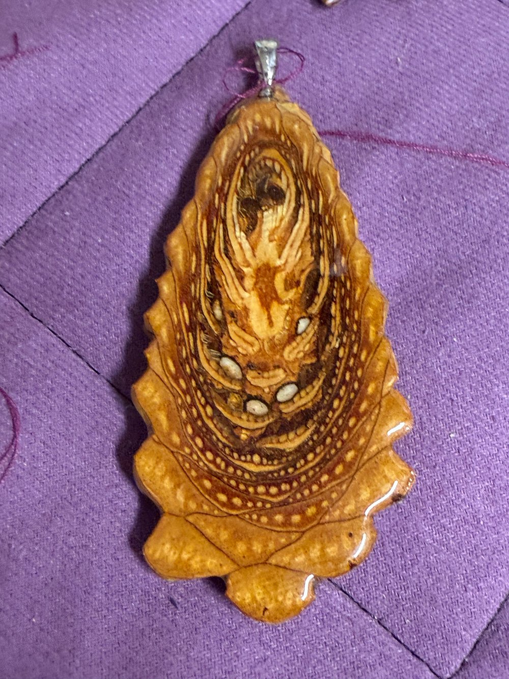 Image of Naked Pinecone Pendant #50