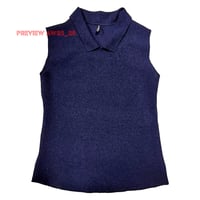 Image 1 of BOILED WOOL BLOUSE COLLAR TOP HH025_024