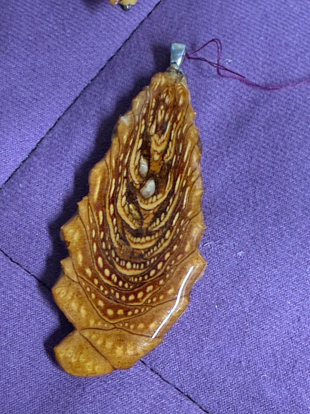 Image of Naked Pinecone Pendant #28