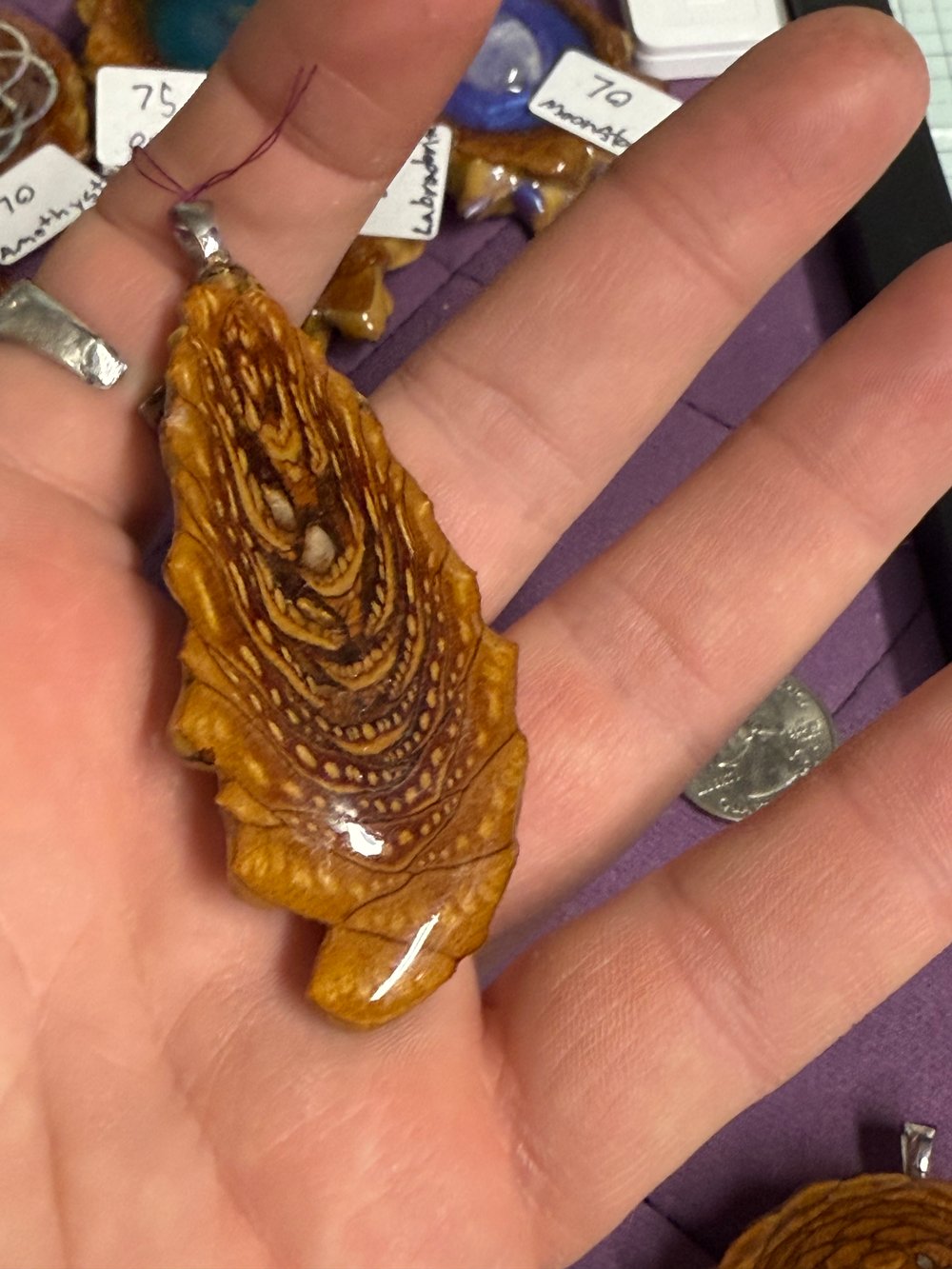 Image of Naked Pinecone Pendant #28