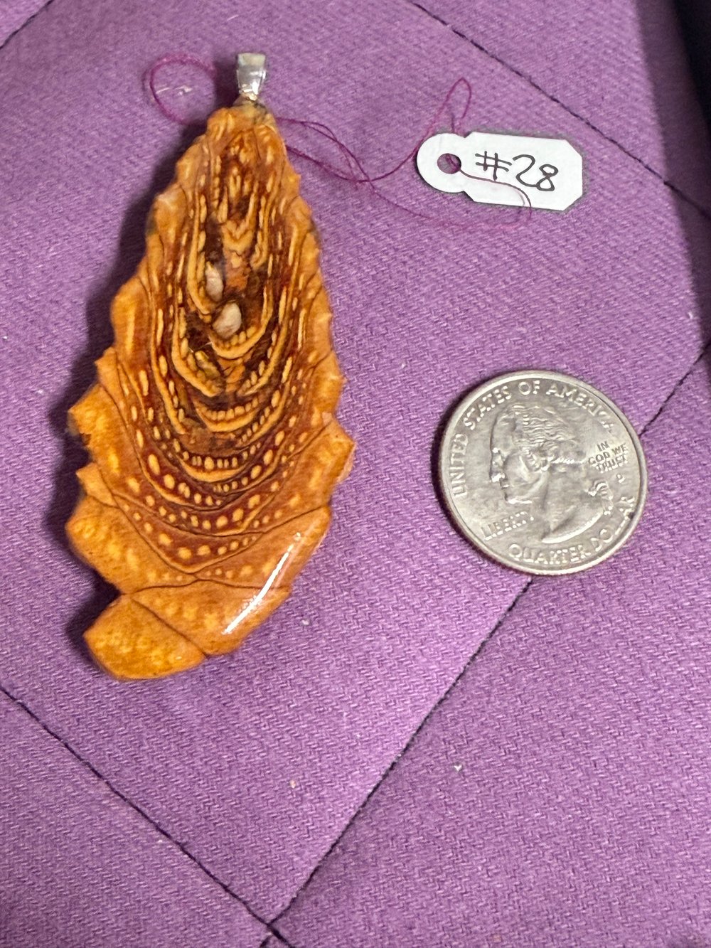 Image of Naked Pinecone Pendant #28