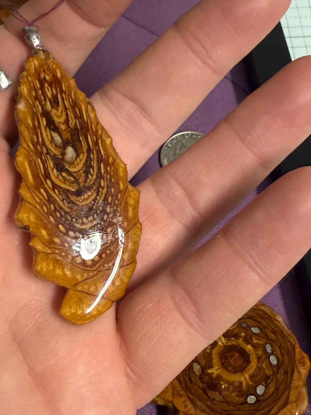 Image of Naked Pinecone Pendant #28