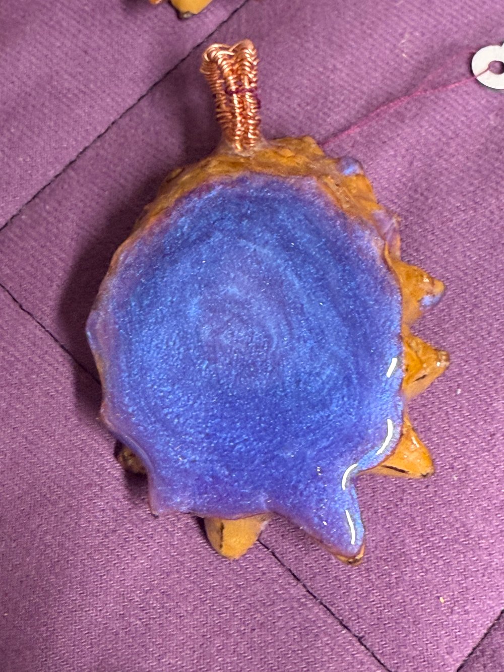 Image of Moonstone Pinecone Pendant #29