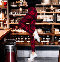 Image 1 of Red wine yoga leggings 