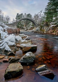 Carrbridge in Winter portrait exclusive print