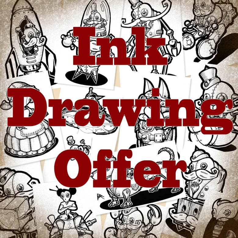 Image of Ink Drawing Commission