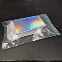 Image 2 of PACK 100 STICKERS EGSHELL HOLOGRAPHIQUES VIERGES  (10 cm x 6 cm)