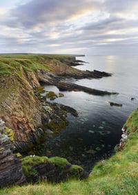 Geology along Buchilly Coast exclusive print