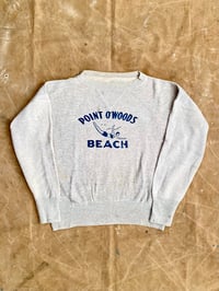 Image 2 of RARE 40s TWO-TONE POINT O'WOODS BEACH SINGLE-V SWEATSHIRT