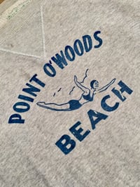 Image 5 of RARE 40s TWO-TONE POINT O'WOODS BEACH SINGLE-V SWEATSHIRT