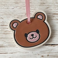 Image 1 of Teddy Bear Hanging Ornament