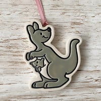 Image 1 of Kangaroo Hanging Ornament