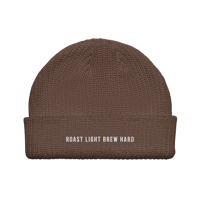 Image 1 of ROAST LIGHT BREW HARD BEANIE - Barna