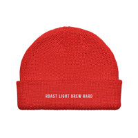 Image 1 of ROAST LIGHT BREW HARD BEANIE - Piros