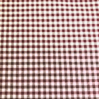 Image 2 of Loneta/Vichy - Doble Cara - Cuadro Pequeño - GRANATE - 8€/m