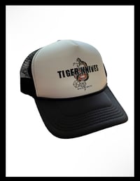 Snake Eyes SnapBack Trucker Hat (B&W variant)