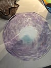 Lavendar Wavy Bowl 9"x5"