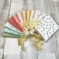 Image 1 of BUMBLE BEE BUNDLE 12pc FQ Spring Mix of Bee Prints by Riley Blake Designs