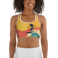 Image 5 of Surf's Up Wave Sports Bra