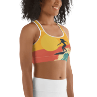 Image 8 of Surf's Up Wave Sports Bra