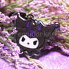 Black Metal Kuromi Keychain