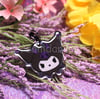 Black Metal Kuromi Keychain