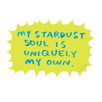 Image of My Stardust Soul Is Uniquely My Own Sticker