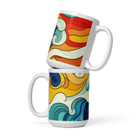 Image 1 of Sunrise White Glossy Mug