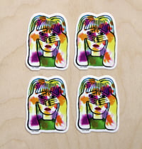 Image of Tie-Dye Girl Sticker