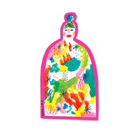 Image of Doodle Girl Sticker