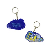 Image 3 of MESS-AGE X DWANG - keychain (blue)