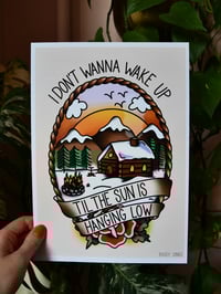 Image 1 of Print I Don't Wanna Wake Up