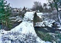 Carrbridge in the snow exclusive print
