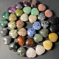 Image 1 of Crystal Heart Carving Intuitively Pick