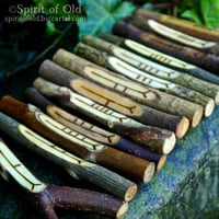 Image 1 of Tree Breath Staves - Lunar Celtic Tree Calendar (TC001-18)