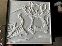 Image 2 of Mouse and Cat - Black and white Litho light box LE run 