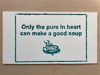 Good Soup - Block Print