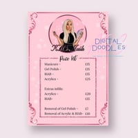 Image 2 of Price List Design