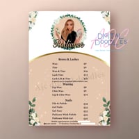 Image 1 of Price List Design